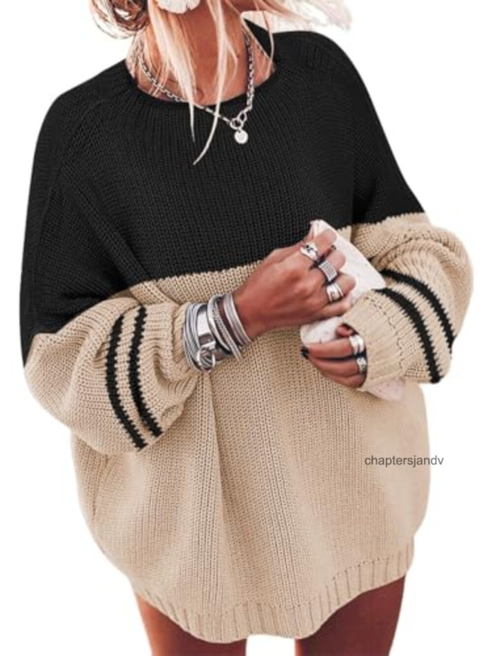 Womens Oversized Chunky Knit Sweater Mock Neck Batwing Long Sleeve Pullover